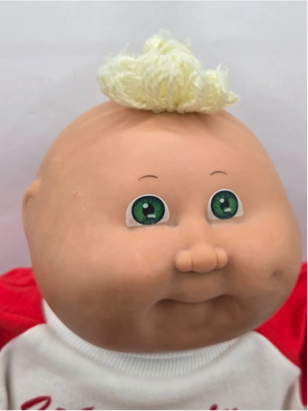 Vintage 1985 Cabbage Patch Kids Preemie Boy Doll SS China #3 Wisconsin Badgers